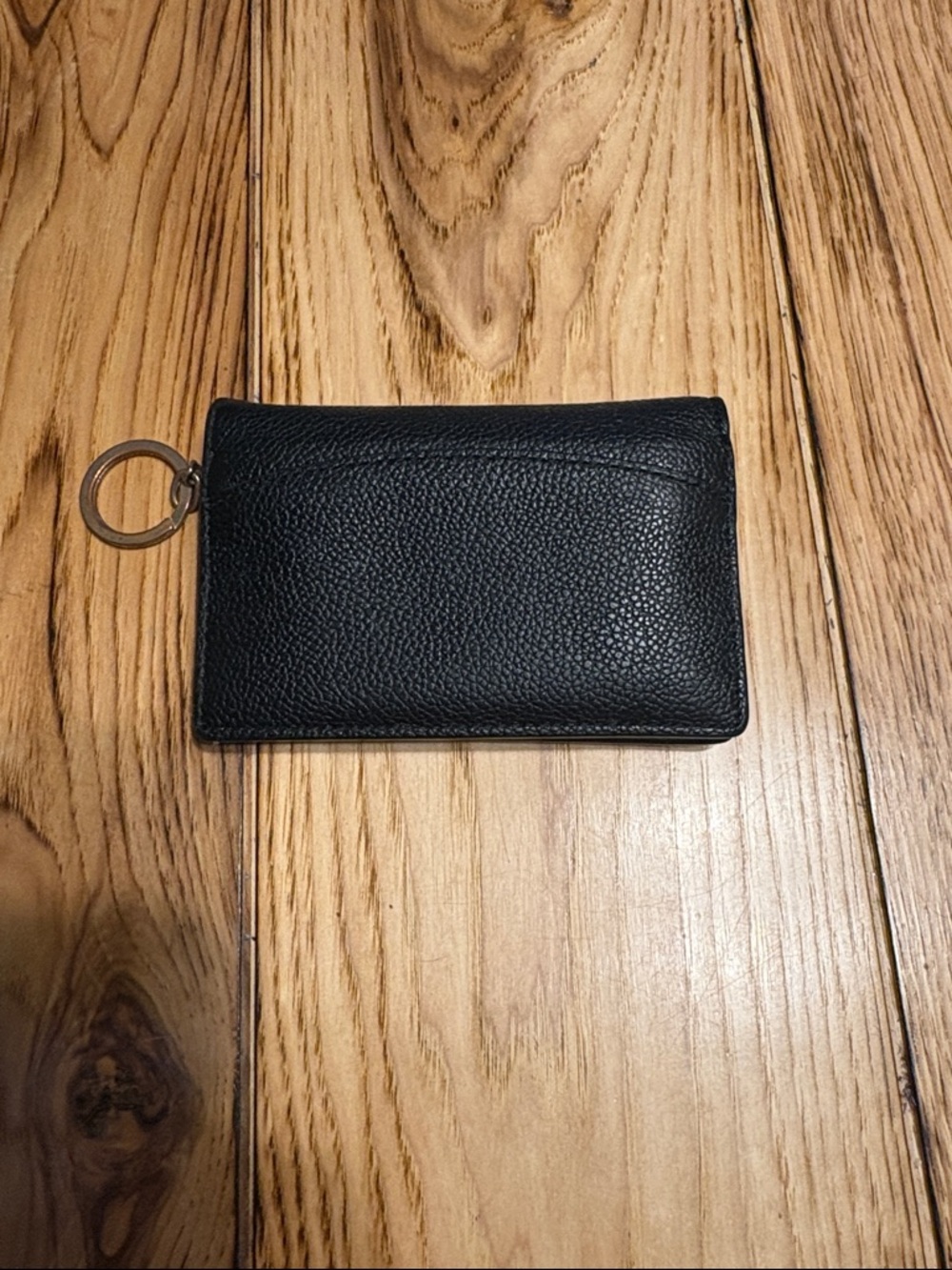 kate spade Black Pebbled Leather Key Card Wallet - Picture 3 of 9